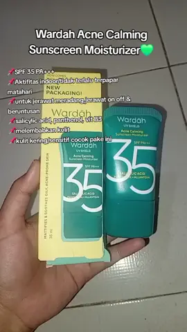 kemasan terbaru💚💚 #sunscreen #wardah #fyp #fypシ #masyaallahtabarakkallah #affiliate 
