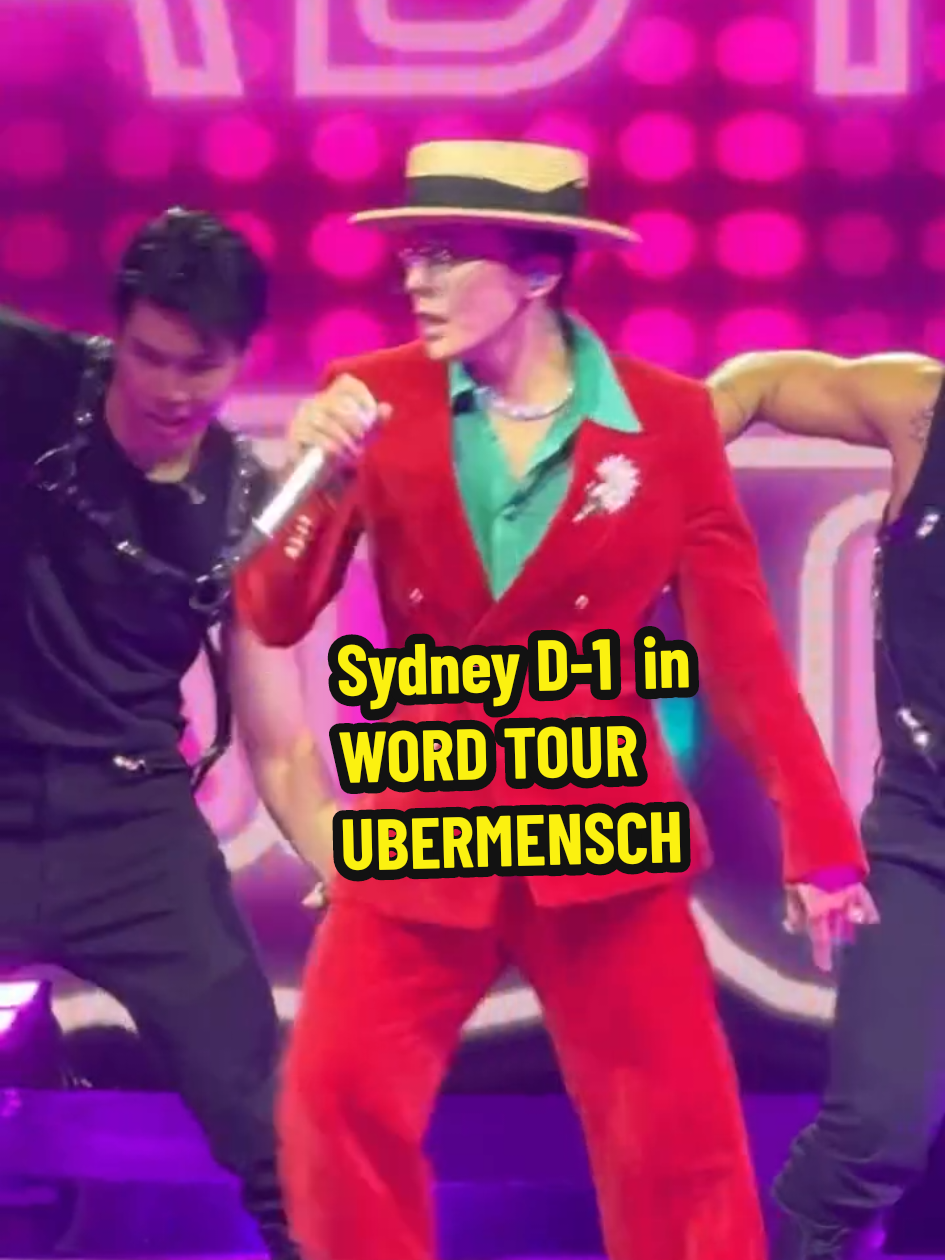 SYDNEY  D-1 Word Tour liveshow UBERMENSCH of G-D . king of kpop .!! anh tui cân mọi outfit , thần thái đỉnh cao.   #gdragon #UBERMENSCH #WordTour #jiyong 
