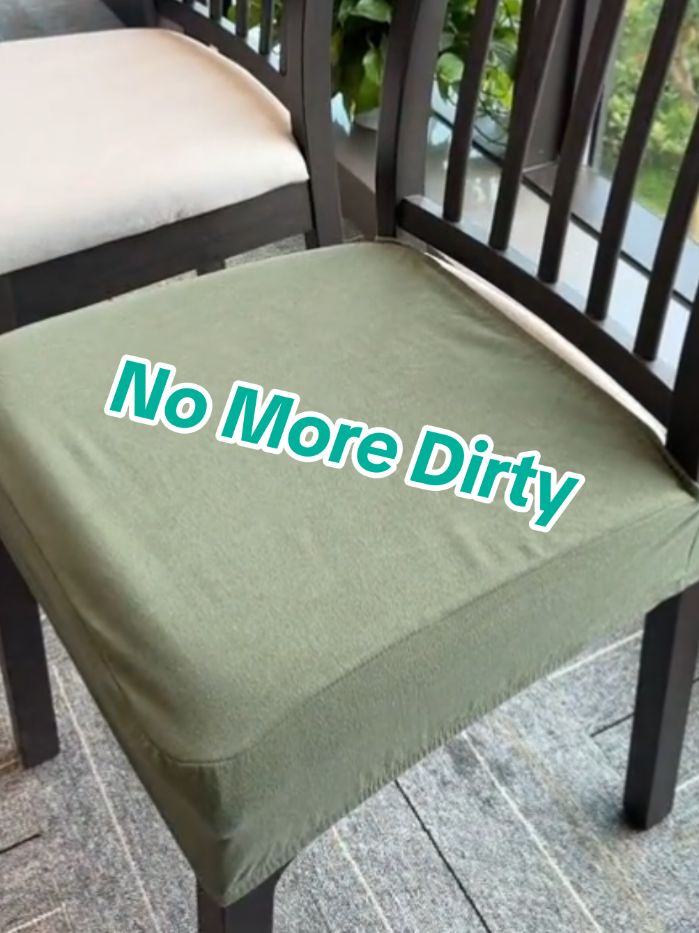Must-have for families with kids/pets! #chaircovers #seatcovers #diningroomdecor #dealsforyoudays #diningchaircover 