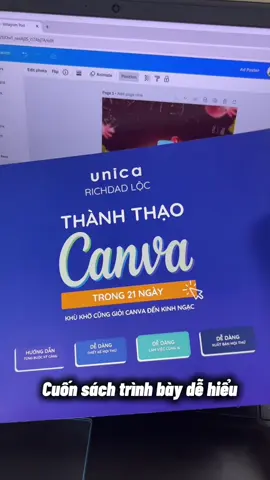 Lộ trình tự học Canva trong 21 ngày 😎 #unica #canva #unicabooks #trending #design #viral #hoccungtiktok #canvatutorial #fyp 