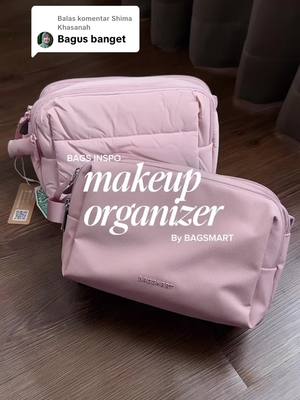 Membalas @Shima Khasanah pouch makeupnya ada versi terbarunya juga loh, wajib punya sih!  #pouchmakeup #makeuporganizer #bagsmart #bagsmartid #TravelLebihBebas #Packsmart #BagsmartIndonesia 
