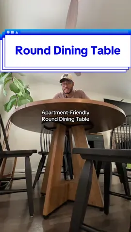 47 inches and great for small dining areas #rounddiningtable #diningtable #roundtable #dealsforyoudays #tiktokshopcreatorpicks 