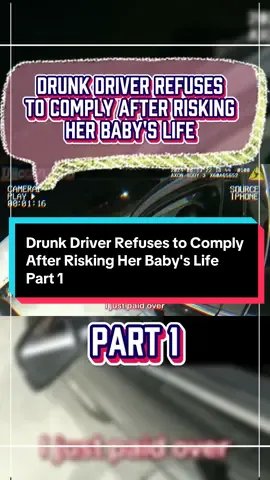 Drunk Driver Refuses to Comply After Risking Her Baby's Life - Part 1 #cops #copsusa #bodycam #bodycamcops #foryourpage #foryoupage #foryou 