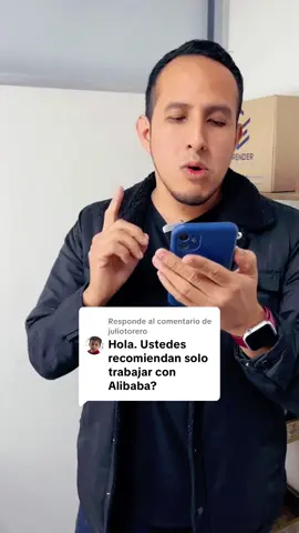 Respuesta a @juliotorero  ¿Debemos trabajar solo con Alibaba? 🤔 Aquí te doy mi opinión. 😄👍🏻