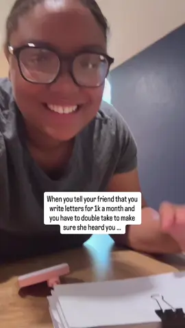 This is how you make 1k a month 👇 ✨Follow.Like.Comment✨ @nicole_thesidehustles @nicole_thesidehustles @nicole_thesidehustles I learned how to write letters while crying on the couch. I didn’t know what else to do. I had nowhere to turn, no backup plan, and no one guiding me. But I took a risk anyway. I didn’t know if it was real. I had no mentorship, no clue what I was doing… but I showed up messy. Now? I’ve made over $1,000 in a single month—from home. Writing letters. No camera. No laptop. Just envelopes, index cards, a pen, and stamps. And now I help other people do the same. We guide you step-by-step. You don’t have to figure this out alone like I did. Why get a second job… when you could write letters and build an extra stream of income from your kitchen table? ✨Follow.Like.Comment✨ @nicole_thesidehustles @nicole_thesidehustles @nicole_thesidehustles 📍Follow + drop your state to see if you’re eligible Let me show you how to get started. 🖊💰 #letterwriting #writingletters #sidehustle #makemoneyonline #sidehustleforbeginners  #letter 
