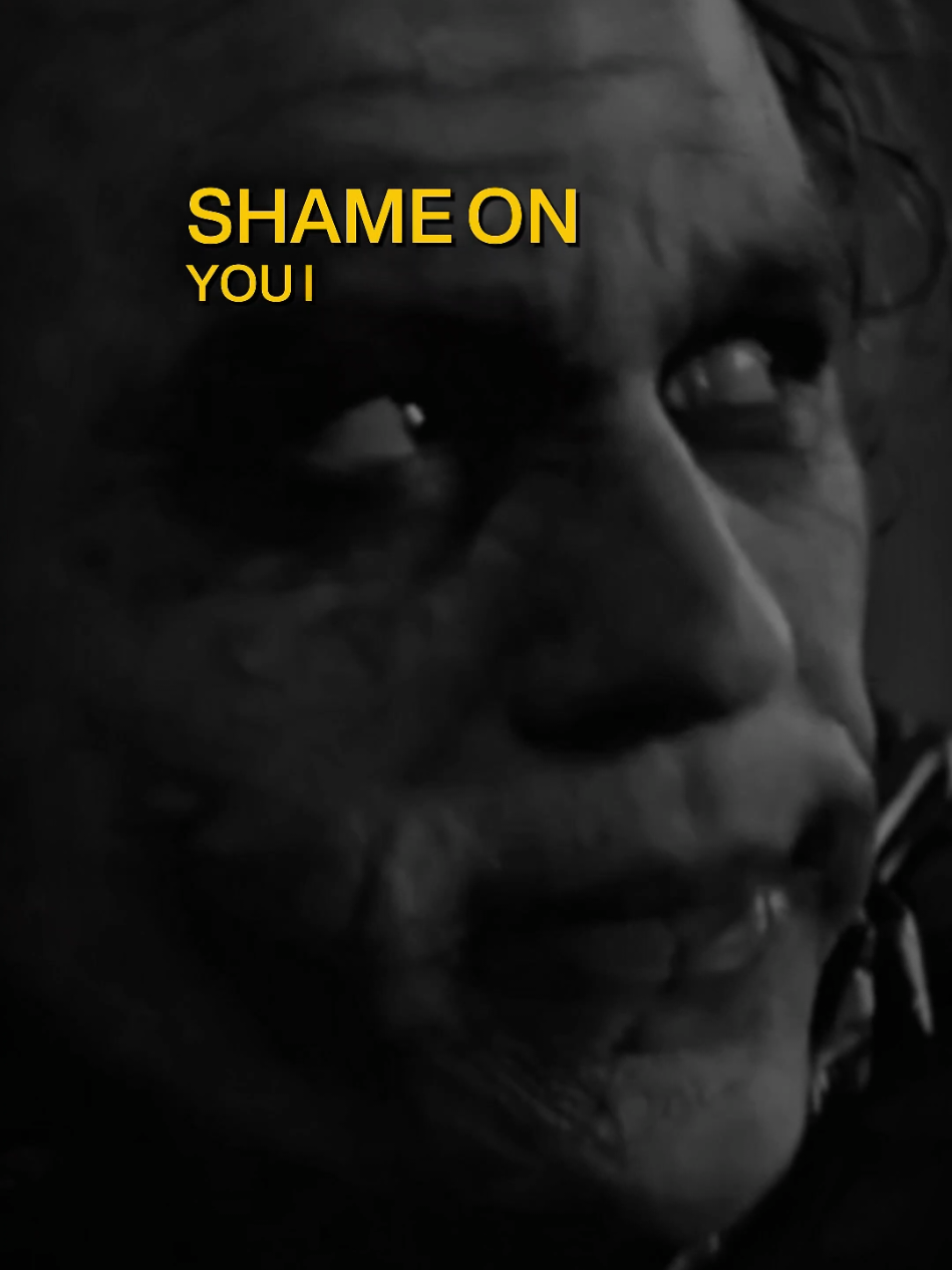 Shame on you.. #joker 