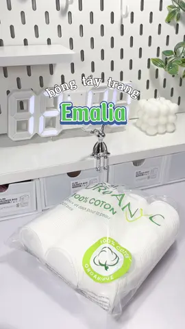 Tui mới tìm được em bông tẩy trang Emalia Organyc siuu chân ái lun #bongtaytrang #emalia #bongtaytrangquocdan #makeup #review 