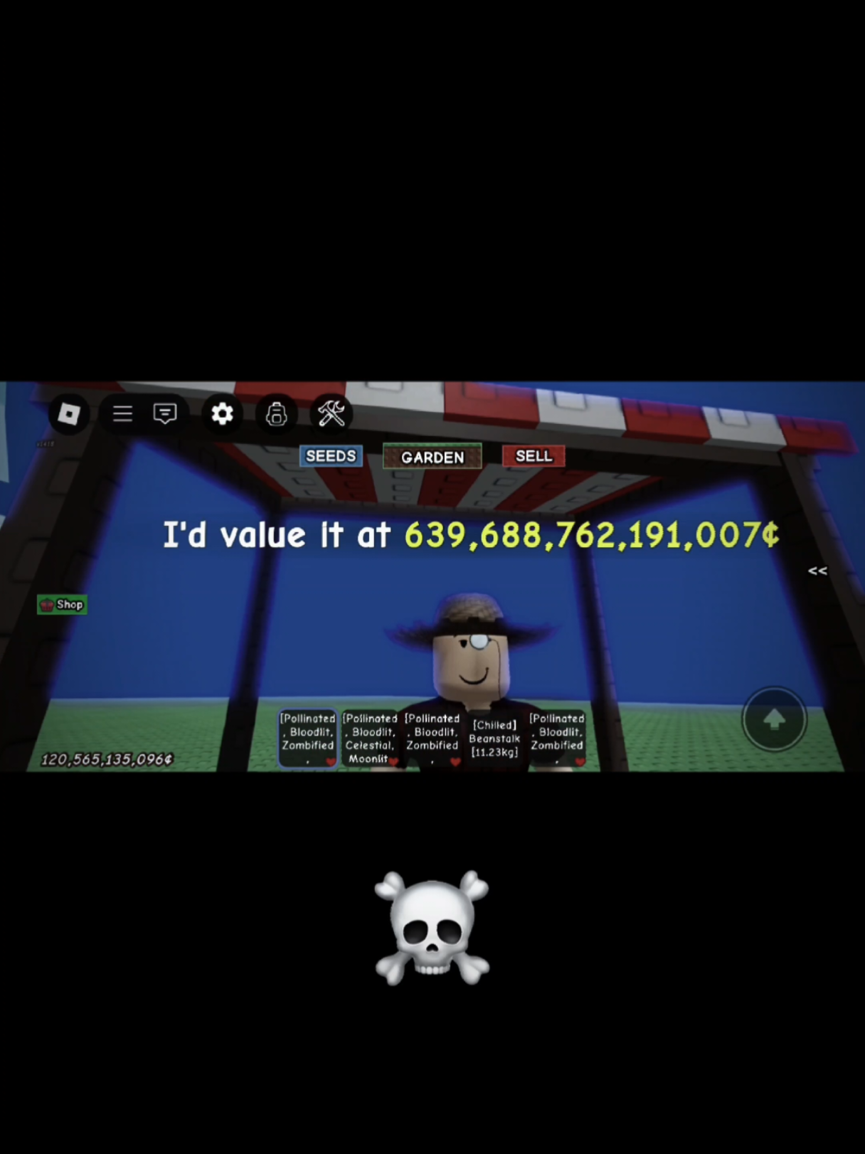 Biggest fruit in grow a garden 😳 | @jandelrblx #roblox #fyp #xyzbca #growagarden #gag #fruit #jandel #trillionaire 