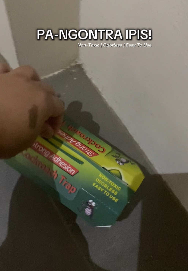 good bye ipis kapag gamit mo ‘to. 👍🏻 siguradong paggising mo s umaga, maraming na-trap.🪳#cockroachbait #cockroachkiller #cockroachtrap #ipis #kontraipis 