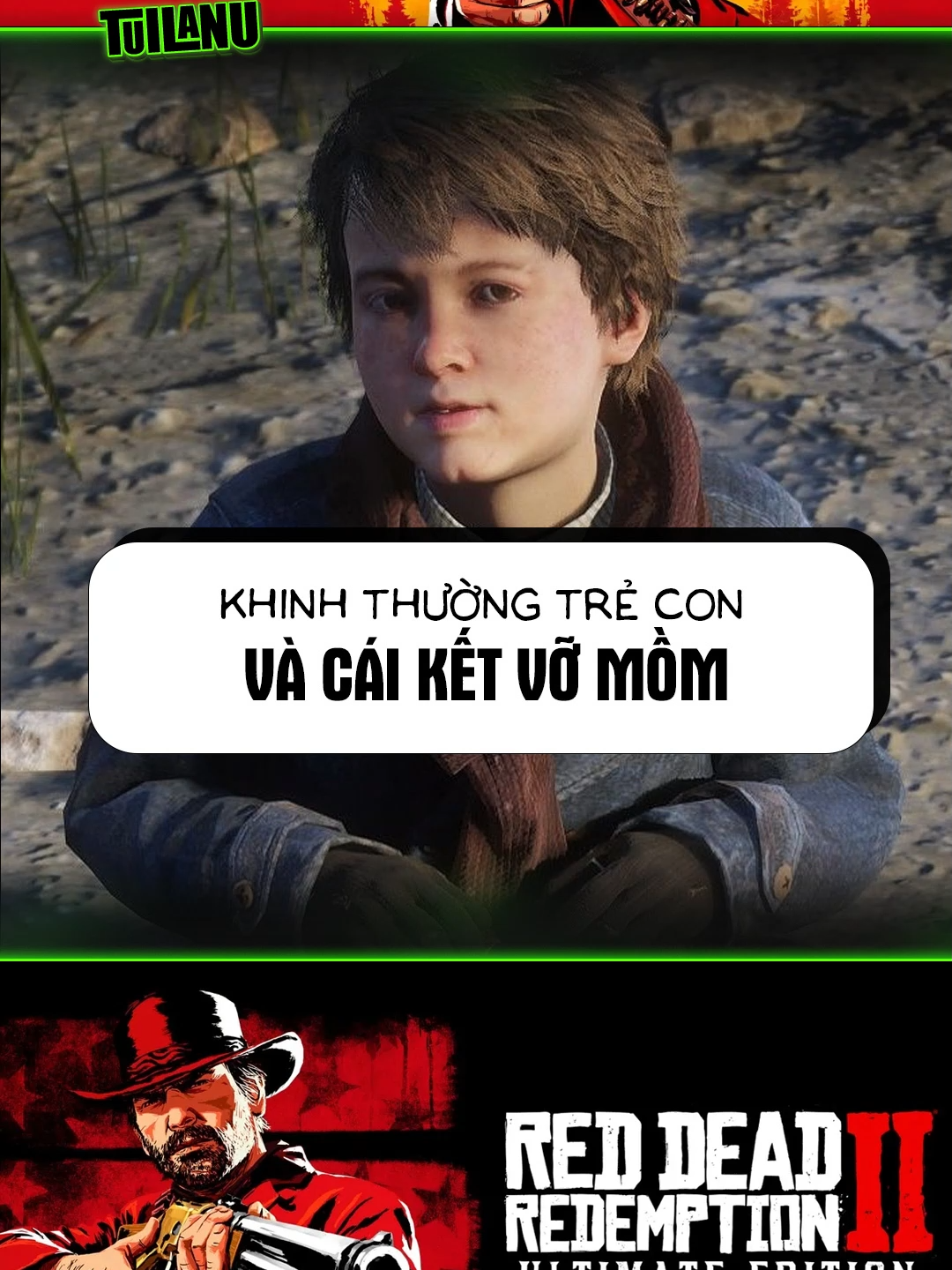 Coi thường cậu bé và cái kết trong Red Dead Redemption 2 #reddeadredemption2 #game #tuilanu