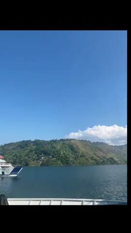 view nyebrang kesamosir emang gada obat #samosir #berkelanasumut_ 