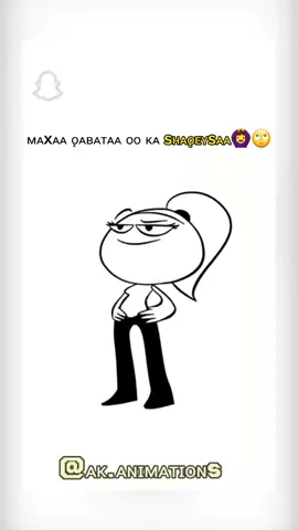 waxa adi kentid inan cuno🤣 codka👉 @Ugaass #somalitiktok #somalitiktok12 #akanimation 