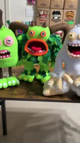 Here’s all 3 so far. #fugglers #mysingingmonster #entbrat #furcorn #mammott 