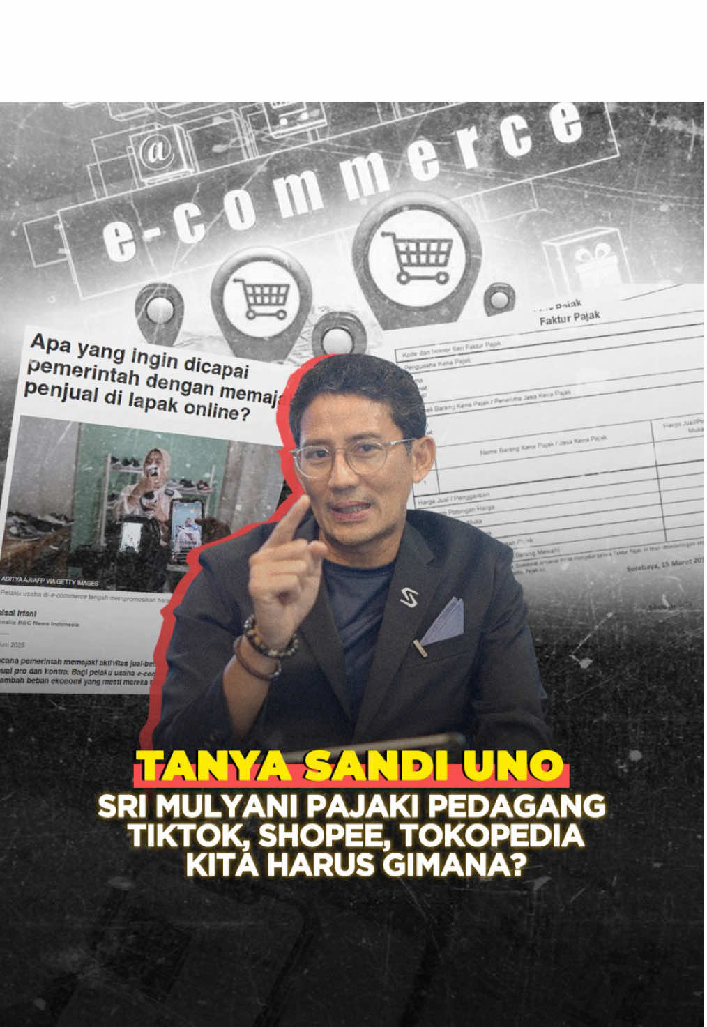 Kebijakan memberi pajak kepada pedagang e-commerce, jangan sampai jadi pisau yang tajam ke bawah, tumpul ke atas, tajam ke pengusaha kecil, tapi tumpul ke pengusaha besar.  UMKM adalah tulang punggung ekonomi Indonesia, jangan sampai justru diberatkan ketika mereka sedang bertumbuh dan membuka lapangan kerja. Semoga pemerintah bisa mempertimbangkan dan memberikan kebijakan yang tepat sasaran dan adil bagi seluruh lapisan masyarakat.