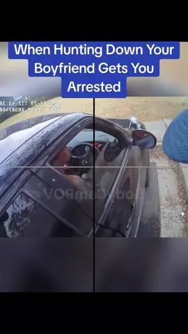 When Hunting Down Your Boyfriend Gets You Arrested #cops #copsoftiktok 