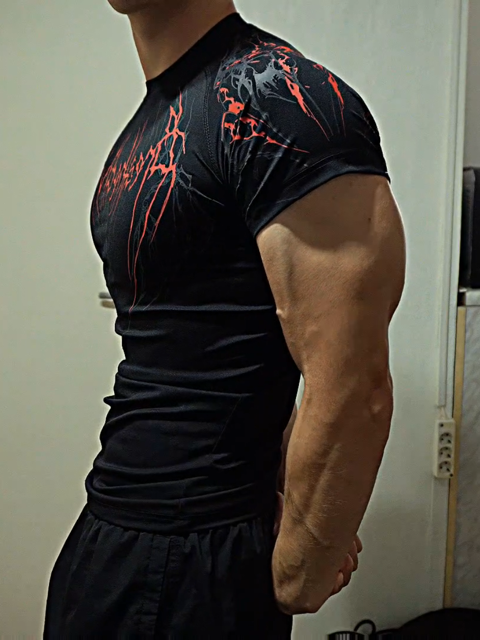 compression shirt supremacy #bodybuilding #GymTok #bodybuildingmotivation #gym #aesthetics #foryou #fyp #compressionshirt  #physique 