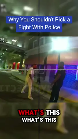 Why You Shouldn't Pick a Fight With Police#cops #copsoftiktok 