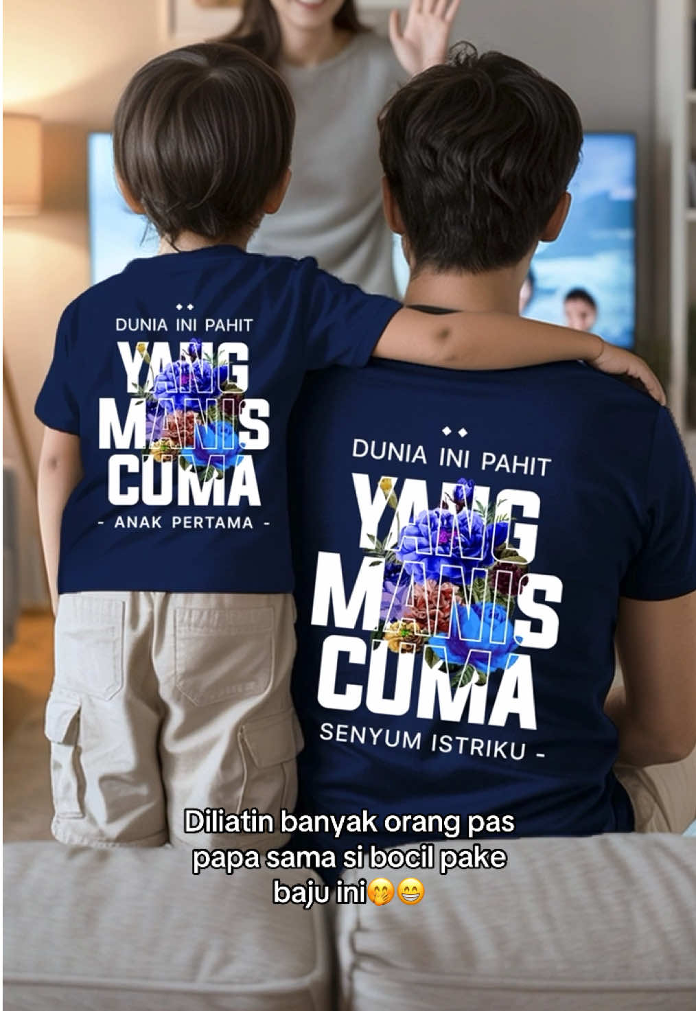 Seneng banget liat papa sama anak sekompak ini🥰☺️