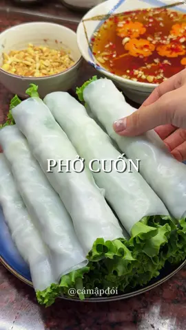 Nay lăn vào bếp làm phở cuốn ăn đi các mom ☺️ #LearnOnTikTok #AnCungTikTok #camapdoi #camapduu #viral #fyp 