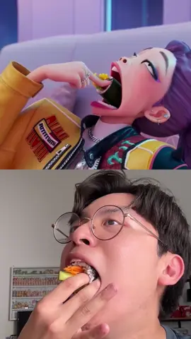 Rumi’s kimbap from Kpop Demon Hunters🎤 and some 2010s Kpop reminiscing 🥹 #kpopdemonhunters #huntrix #sajaboys #netflix #kpop #rujinu #kimbap 