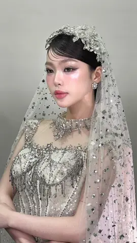 Bài học cô dâu tiệc tối xinh lung linh cùng học viện quân pu 👰🏻#quannguyenpule #hocvienquannguyenpule #thanhvanmakeup #makeupcodau #viral #bienhinh 