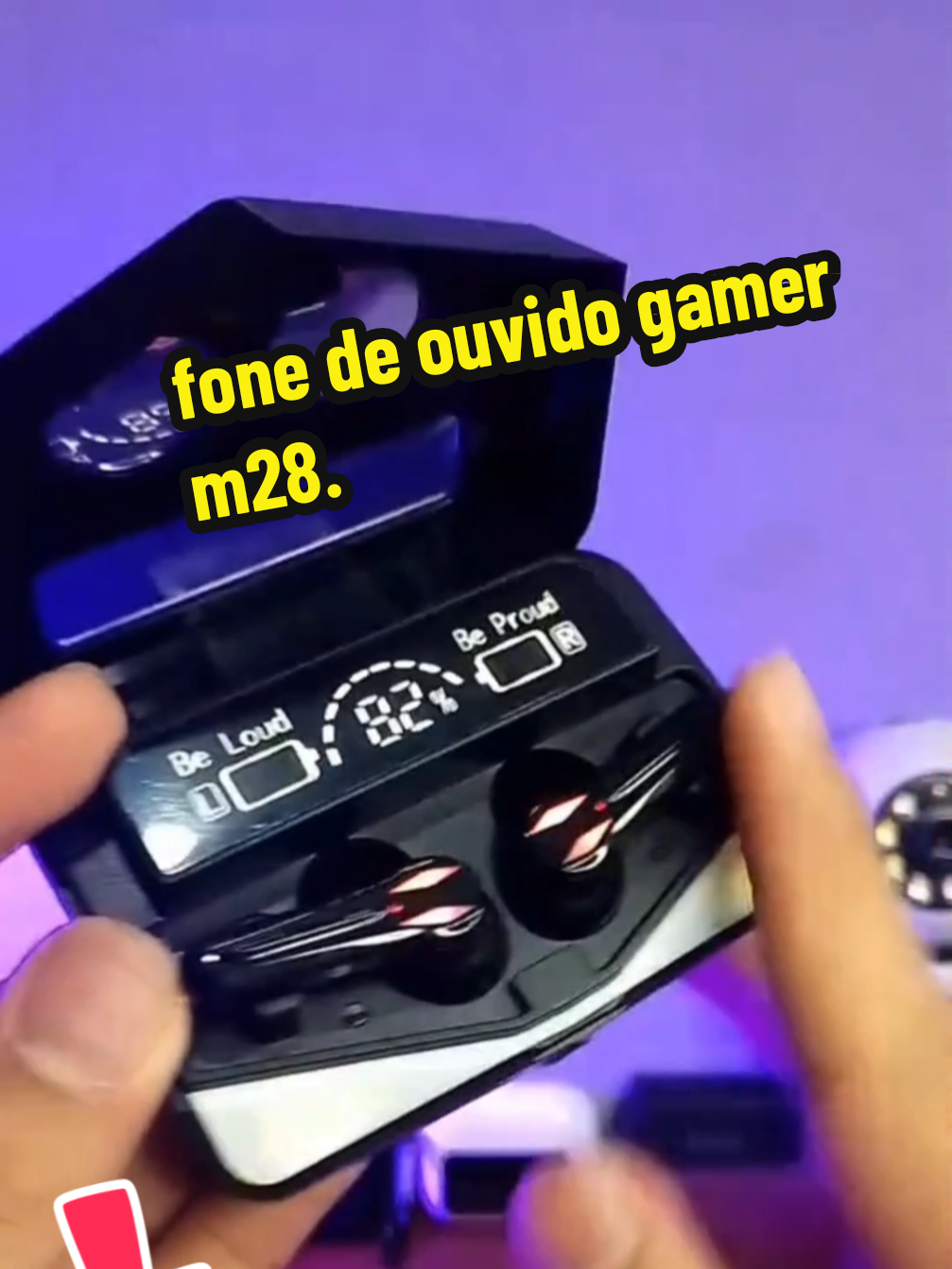 fone de ouvido game m28.#tecnologia #Bluetooth#fone #promoções #tiktok 
