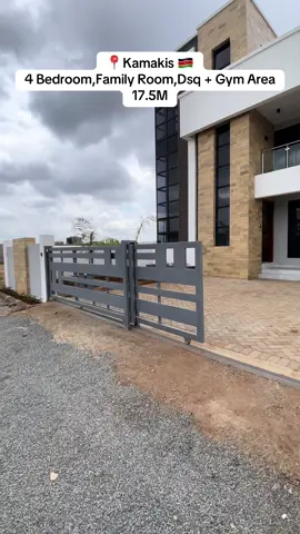 📍Kamakis 🇰🇪 4 Bedroom,Family Room,Dsq + Gym Area 17.5M #fyppp #fyp #fypp #videoviral #video #realestate #realestateagents #fyppppppppppppppppppppppp #trendingvideo #viralvideos #cupcut #fypシ゚viral🖤tiktok #foryoupage #flatroof #GATEDCOMMUNITY #AllEnsuite #houseoftiktok #treading #foryou #fypシ゚ #fypp #videoviral #video #realestate #realestateagents