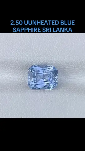2.50 CTS UNHEATED BLUE SAPPHIRE                                        Sri Lankan unheated blue sapphires are among the most sought-after gemstones in the world. Known for their exceptional clarity and vibrant royal blue color, these natural sapphires are mined primarily in Ratnapura, the gem capital of Sri Lanka. Unlike heat-treated stones, unheated sapphires retain their original beauty, increasing their rarity and value. Ideal for fine jewelry, engagement rings, and investment pieces, Ceylon blue sapphires symbolize wisdom, truth, and protection. Certified by trusted gemological labs, these ethically sourced gemstones continue to captivate collectors and luxury buyers worldwide. Discover the unmatched brilliance of a genuine Sri Lankan unheated blue sapphire today. #bluesapphire #ceylonsapphire #unheatedsapphire #naturalsapphire #royalbluesapphire #srilankansapphire #sapphirelovers #sapphiregemstone 