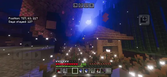 Vibrant visuals on Minecraft pocket edition [ver:1.21.92] #minecraftpe #deferred #shader  #vibrantvisuals 