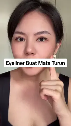 Share ke saudara/ temen yg butuh ya 🫶 #Eyeliner #eyelinertutorial #eyelinerhack #downturnedeyes #mataturun #40plusmakeup #50plus #eyelinertips 