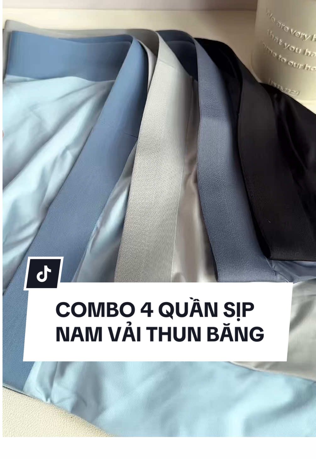 Combo 4 quần sịp nam mặc bao mát luôn, đã cực á #quanlotnam #boxernam #quansip #thichthomthor 