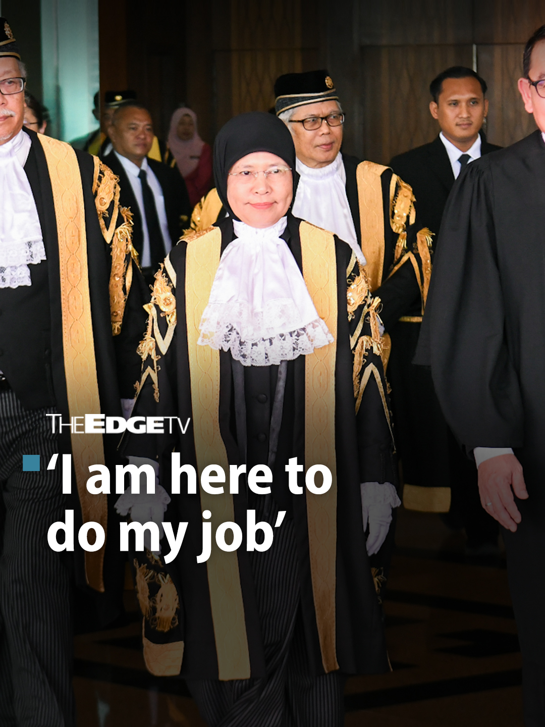 As the first female Chief Justice Tun Tengku Maimun Tuan Mat completes her tenure, we revisit her speech at the legal year's opening in January, where she spoke of her unwavering clear conscience in her work.