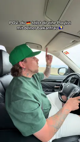 Multikulturell lässt grüßen 😂🇩🇪🇧🇦 #couple #musik #deutsch #jugo #balkan #playlist #autofahren #comedyvideo 