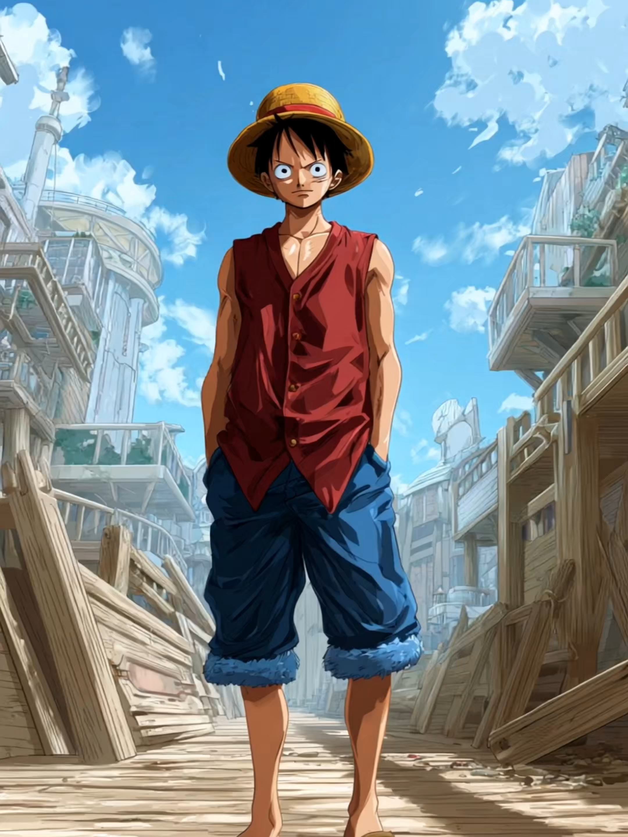 원피스 루피의 성장기 #animation #animeedit #animeart #aiart #onepiece #luffy #luffynika #fyp