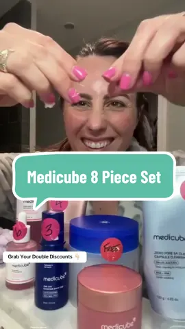 It’s just the Medicube 8-step system (and the double discounts working overtime). #medicube #dealsforyoudays #medicubeSuperSale #medicubedealsforyoudays @medicube US Store #tiktokshopcreatorpicks 