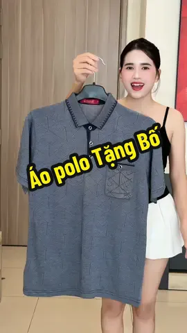 Bao lâu rồi mọi người chưa tặng quà cho bố#kieugialinh #aopolonam #aotangbo 