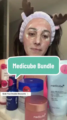 Medicube bundle makes me act different. My skin? Eating it up. #medicube #dealsforyoudays #medicubeSuperSale #medicubedealsforyoudays @medicube US Store #tiktokshopcreatorpicks 
