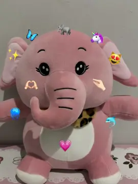 Lucuuuu warna pink🤏🏻🤏🏻 #boneka #anakgajah #fyppppppppppppppppppppppp #gajahviral #trend 