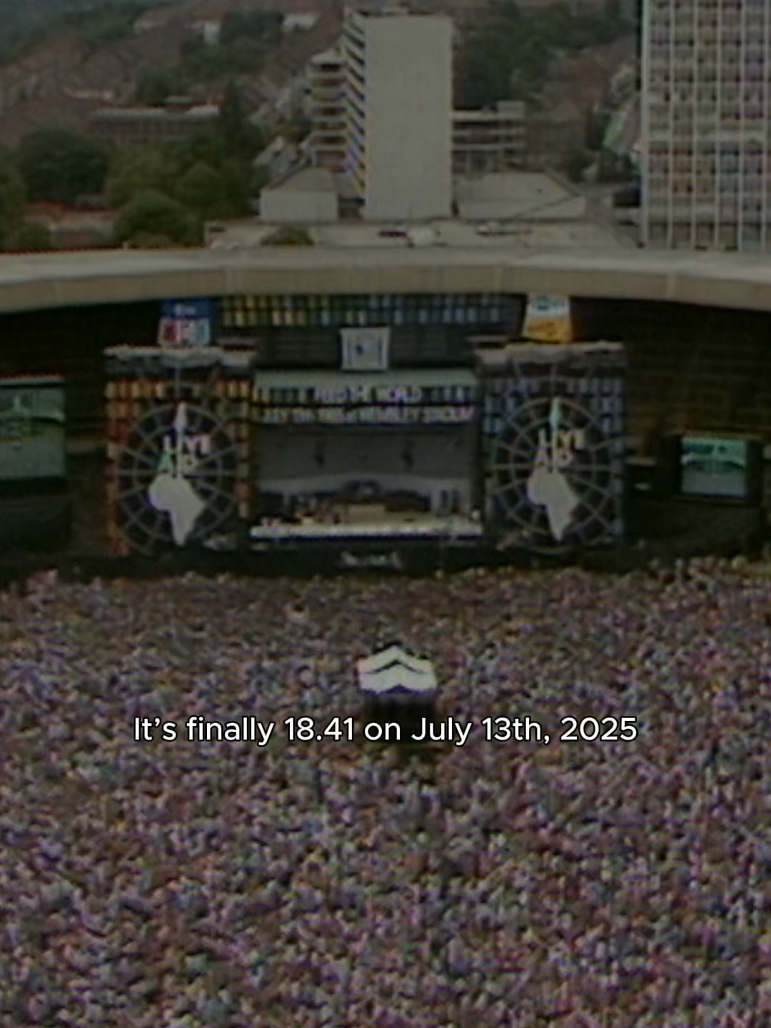 Getting emotional watching Queen walking on stage at Live Aid 🥲 #LiveAid40 #QueenOnTikTok #Festival
