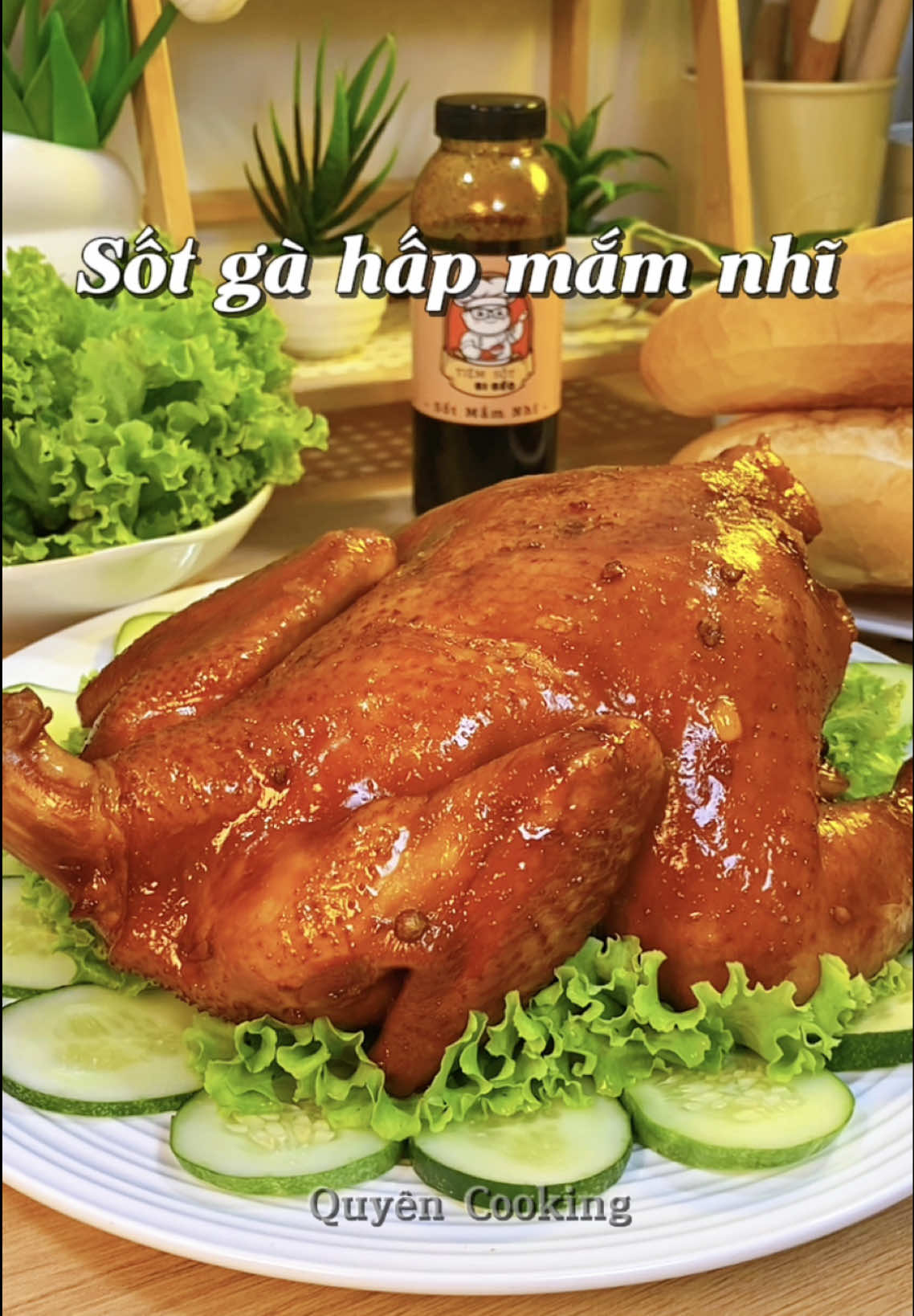 Gà hấp mắm nhĩ làm tại nhà mà xịn cỡ này thì cần gì ra quán nữa mọi người ha🥰 Thử ngay chai sốt gà hấp mắm nhĩ này nha, ăn rồi là ghiền luôn đó! #LearnOnTikTok #ancungtiktok #nauancungtiktok #quyencooking🌱 #gahapmamnhi #sotgahapmamnhi #sotmamnhi #tiemsotbibeo #xuhuong 