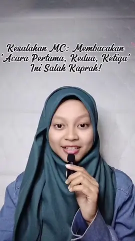 “‘Acara pertama… kedua… ketiga…’ ❌ STOP! Ini bukan daftar belanja, tapi acara beneran!” MC bukan pembaca urutan, tapi pemandu suasana. ✔️ Hindari angka-angka yang bikin acara terasa kaku. ✔️ Gunakan transisi yang smooth dan natural: ✨ “Kita awali dengan sambutan dari…” ✨ “Berikutnya, mari kita dengarkan…” ✨ “Selanjutnya, kita akan masuk ke sesi…” 📌 Ingat, MC keren itu yang bisa bikin acara mengalir, bukan monoton. Follow 👇🏻  - Instagram: mutiahc_tiyas - TikTok: mutiahc_tiyas - YouTube: Mutiah Cahyaning Tiyas  - Facebook: Mutiah Cahyaning Tiyas #TipsMC #SkillMC #mc #pembawaacara #BelajarMC #PublicSpeaking #MCIndonesia #MCProfesional #fyp #fypシ 