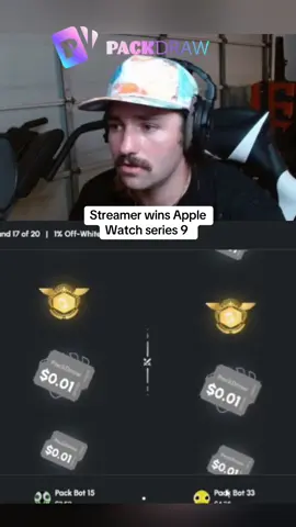 Streamer wins apple watch series 9 #kickstreaming 