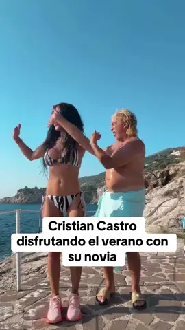 #cristiancastro #cristian #castro #novia #verano #2025 #italia #playa 