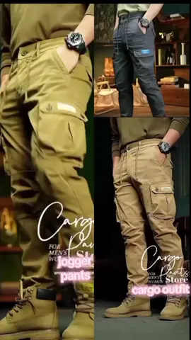6 pocket cargo jogger pants for men straight cut #pantsrecommendation #pantsformen #cargopants #foryou #fypspotted #foryoupage 