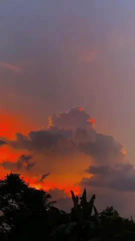 Sunset after rain cakep bgt ☁️🤏🏻 #fyp #langit #awan #astrophile #nature 