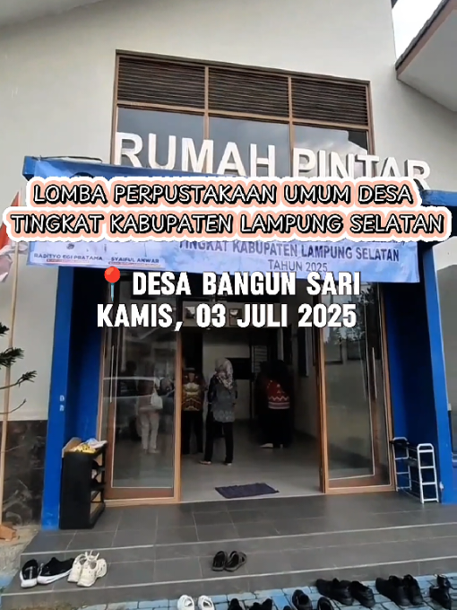 LOMBA PERPUSTAKAAN UMUM DESA  TINGKAT KABUPATEN LAMPUNG SELATAN TAHUN 2025 DI DESA BANGUN SARI KECAMATAN TANJUNG SARI  #lampungselatanmaju  #bupatilamsel  #kectanjungsarilamsel 