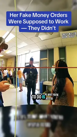 Her Fake Money Orders Were Supposed to Work — They Didn’t #cops #copsoftiktok 
