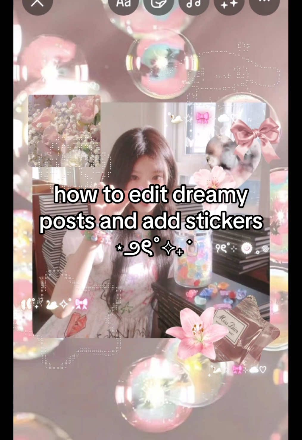 how to edit dreamy, aesthetic photos using instagram, super simple!! tutorial on how to add stickers and layer images and text to create an aesthetic post 🎀 become those pinterest girlies!! how to post like rei from ive #fyp #pinterest #pinterestaesthetic #aesthetic #fyppppppppppppppp #girls #Summer #makeup #korean #blowup #goviral #foryoupage #fashion #OOTD #editing #dreamy #blowthisupforme #film #movie #cute #tutorial #sticker #instagram #creativeideas #style #collage #magazine #kpop #kpopfyp #moka #illit #rei #ive #vira #aestheticvideos #aestheticgirl