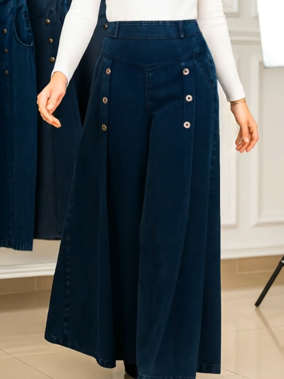 Celana Kulot Paula Jumbo wanita Kekinian.. #celanakulot #celanajeanswanita #kulotpayung #celanarok #celanakulotjeans 