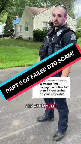 Replying to @Tara Hef part 5 of d2d scam intimidation fail. This is the first useless police department. The second one is coming in another video. #walvering_ #d2dgonewrong #aimvo #d2dscam #draft @AIMVO Pest Control @Attorney Shield 